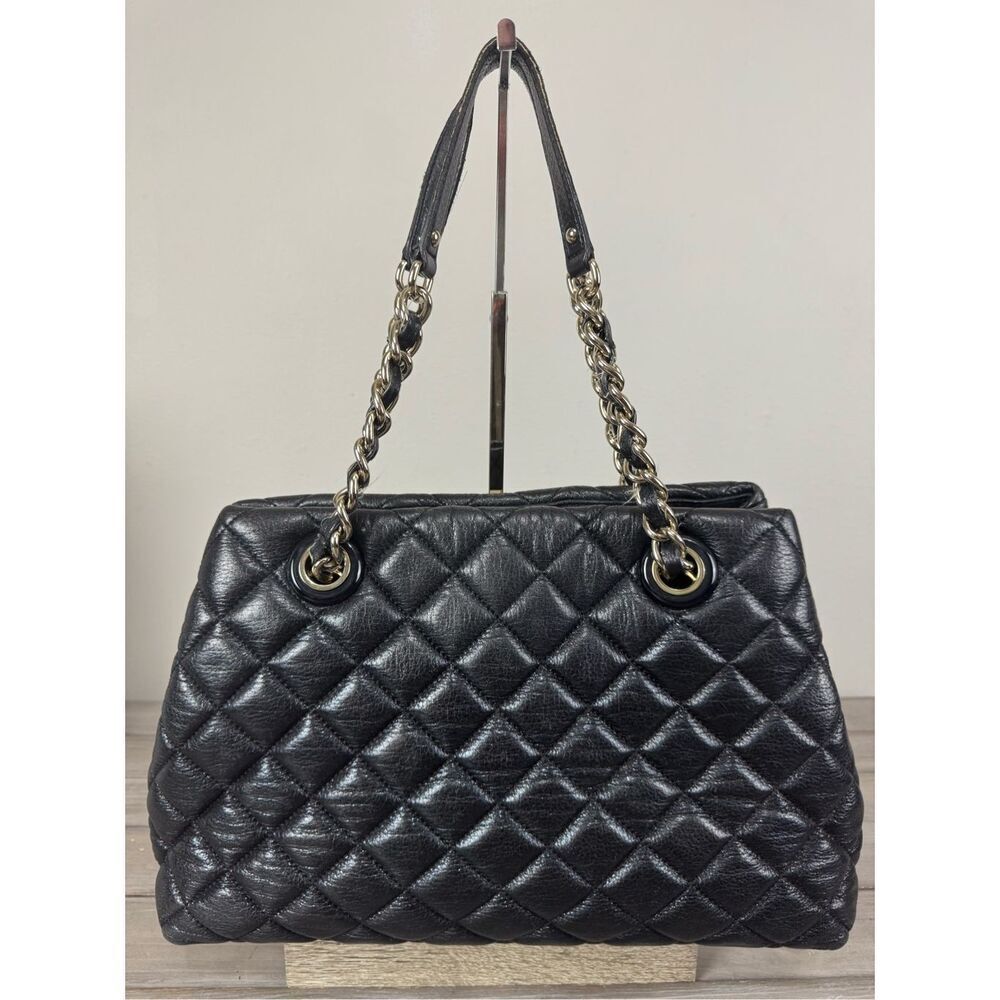 Classic Kate Spade Gold Coast Black‎ MaryAnne Quilted Tote Bag - Picture 6 of 13